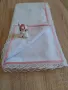 Луксозна бебешка бархетна двупластова пелена с дантела , снимка 5