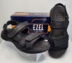 Мъжки сандали от естествена кожа с гъвкава подметка модел: H008-1 black, снимка 1