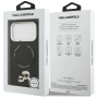Оригинален кейс Karl Lagerfeld Karl and Choupette Pins MagSafe и Протектор За iPhone 17 Pro (6.3), Ч, снимка 5