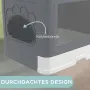 Котешка тоалетна PawHut с капак, 2 изхода, снимка 8