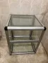Маса алуминий помощна етажерка витрина, снимка 2