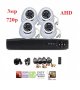4 канален AHD пакет за видеонаблюдение - Dvr + 4 куполни камери + кабели, снимка 1 - Комплекти за видеонаблюдение - 34561087