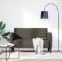 vidaXL Диван с мека мебел, тъмносив, 110 см, изкуствена кожа, снимка 2
