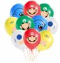 Супер Марио Super Mario Обикновен надуваем латекс латексов балон парти хелий или газ, снимка 5