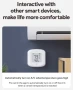Смарт Zigbee Сензор за температура и влажност Вътрешен хигрометър и термометър с LCD дисплей , снимка 2