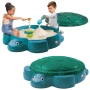 Пясъчник с капак костенурка Little Tikes зелен , снимка 1