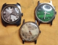 Лот съветски руски часовници Восток и Победа, снимка 1