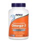 Омега 3 - NOW Foods, Omega-3, 180 EPA / 120 DHA, 180 Softgels