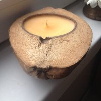 Немски естествен свещник с аромат на портокал 16 см., снимка 4 - Декорация за дома - 39406627