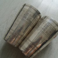 № 7096 две стари метални чаши - ZARA HOME   , снимка 6 - Други ценни предмети - 41948088