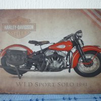 метална табела Harley-Davidson, снимка 2 - Колекции - 34362707