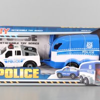 полицейски джип с ремърке и кон, снимка 2 - Коли, камиони, мотори, писти - 42650253