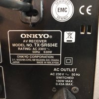 Onkyo TX-SR604, снимка 13 - Ресийвъри, усилватели, смесителни пултове - 41148103