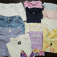 Детски блузки и рокли и размер 110-116, снимка 1 - Детски комплекти - 42711506