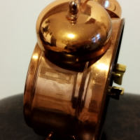 Стар механичен будилник, настолен часовник, снимка 3 - Антикварни и старинни предмети - 44809447