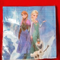 Парти салфетки Frozen, снимка 1 - Други - 34742228
