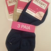 Scopri 35-38,39-42 черни,тъмносини италиански къси памучни чорапи за маратонки летен памучен чорап , снимка 4 - Дамски чорапи - 11134710