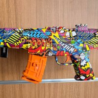 Бластер, пушка с гел топчета, gel blaster, автомат, MP5, снимка 1 - Електрически играчки - 42740093