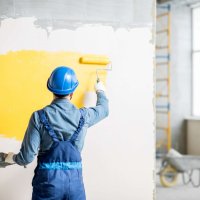 Боядисване на апартаменти, къщи, входове, офиси, вътрешно и  външно боядисване, снимка 2 - Бояджийски услуги - 41628297