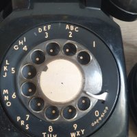 Стар телефон с шайба, снимка 3 - Антикварни и старинни предмети - 41905890