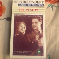 Видеокасета '' THE 39 STEPS ''  VHS  1935 година  , снимка 1 - Други жанрове - 39922557