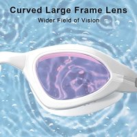 Нови Очила UV защита за плуване за възрастни 180-градусово зрение Плаж Басейн Море, снимка 4 - Водни спортове - 41875682