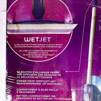 Моп Swiffer WetJet, Нов, без батерии, кърпи и препарат, снимка 6 - Мопове, кофи, четки и метли - 41619493