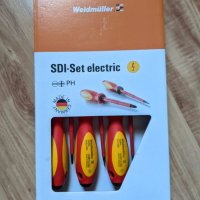 WEIDMÜLLER SDI-Set electric - 6 броя - ЧИСТО НОВ ВИСОКОКАЧЕСТВЕН ПРОФЕСИОНАЛЕН Комплект - GERMANY !!, снимка 1 - Клещи - 40595436