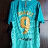 Barcelona Suarez нова оригинална тениска фланелка Суарез Барселона 2016/2017 S, снимка 1 - Тениски - 35773686