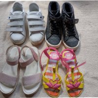 Лот детски спотни обувки и сандали  Okaidi, снимка 1 - Детски маратонки - 34184628