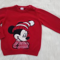 Детски пуловер Мики Маус 9-12 месеца, снимка 6 - Бебешки блузки - 42707963