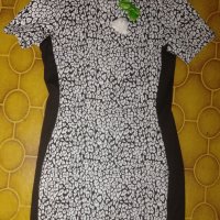 Модна рокля в черно и бяло, снимка 2 - Рокли - 41510231
