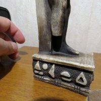 Старинна статуя на древноегипетския  бог  Мин - Бога на плодородието, еротика,фалос, полов член 18 +, снимка 14 - Антикварни и старинни предмети - 41947751
