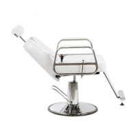 Фризьорски/бръснарски стол Tonsur - бял, снимка 2 - Бръснарски столове - 44600234