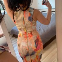 Шарена рокля H&M, М размер, снимка 4 - Рокли - 35985523