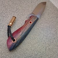 Ръчно изработен ловен нож от марка KD handmade knives ловни ножове, снимка 5 - Ловно оръжие - 44506399