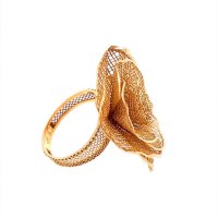 Златен дамски пръстен 4,55гр. размер:57 14кр. проба:585 модел:18909-1, снимка 3 - Пръстени - 41897058