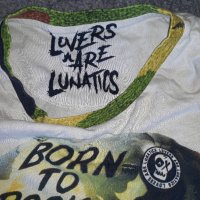 Тениска Lovers are lunatics. Full metal Lunatic, снимка 3 - Тениски - 41365134