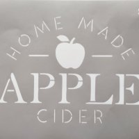 Самозалепващ шаблон Homemade apple cider S079 скрапбук декупаж, снимка 1 - Други - 42291897