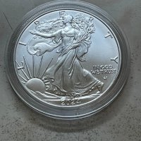 1 oz Сребро Американски Орел - 2024, снимка 3 - Нумизматика и бонистика - 44318799