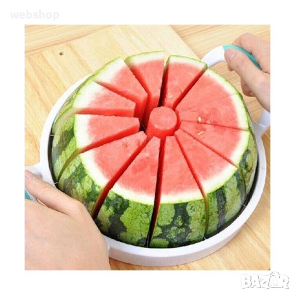 РЕЗАЧКА ЗА ДИНИ И ПЪПЕШИ WATER MELON SLICER, С ДРЪЖКИ, снимка 1