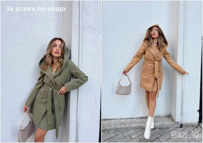 Black Weekend💯✅🖤Дамско Палто - 2 Цвята Код A1182, снимка 1