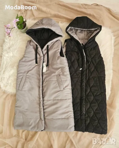 Двулицеви дамски елеци , снимка 1