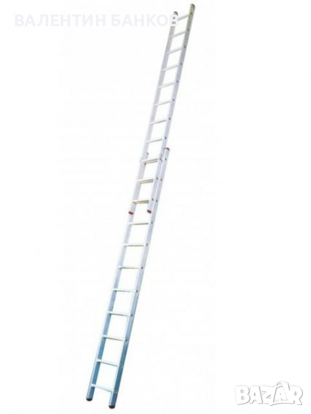 ПОД НАЕМ Алуминиева права плъзгаща стълба 12м., снимка 1