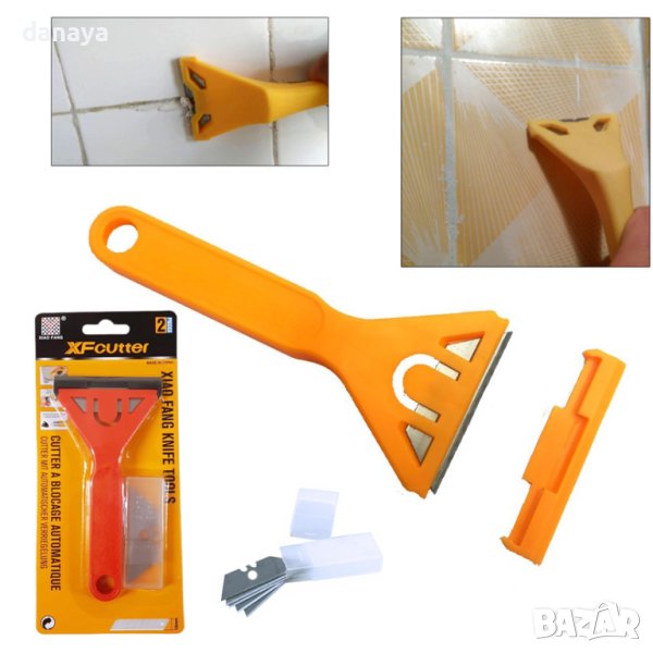 3708 Стъргалка за отстраняване на стикери винетки стара боя, снимка 1