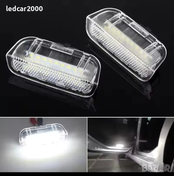 Лед Плафони за врати Volkswagen Porsche Skoda, снимка 1