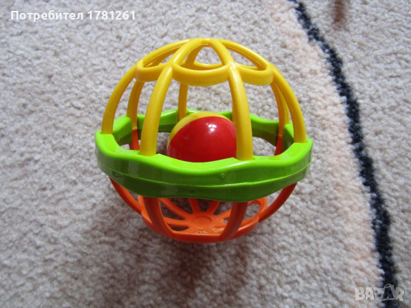 Детска дрънкалка - топка, снимка 1
