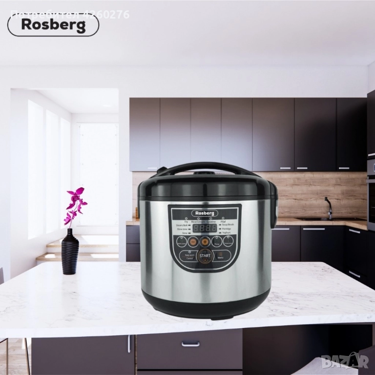 Мултикукър Rosberg, 780W, 5литра, 10 програми., снимка 1