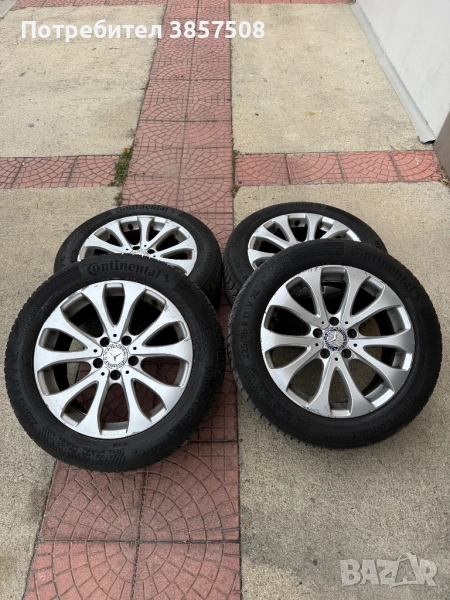Джанти с нови гуми за Мерцедес 225/55/17, снимка 1