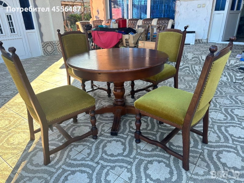 Трапезна маса и столове , снимка 1